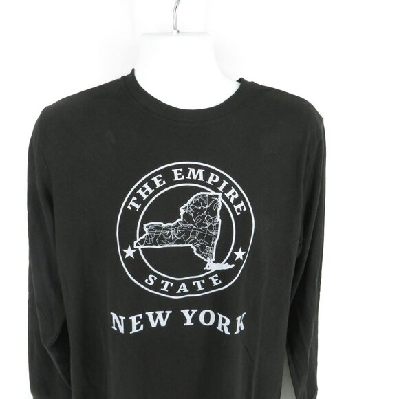 State Of Mine Men's Empire State New York Long Sleeve Tee Black Medium NWT - Picture 3 of 4